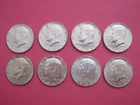 Kennedy Half Dollar Lot 0f 8 - 40% Silver - 1965 to 1969