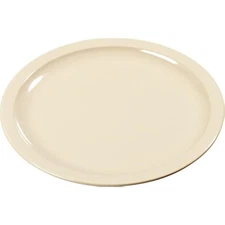 Kingline reusable plastic plate dinner plate for home and restaurant, 