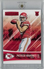 RARE 2017 Panini Rookies & Stars - Rookies Patrick Mahomes II #201 (RC)