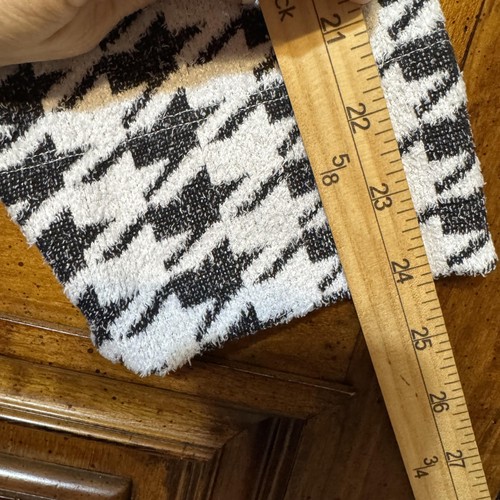 Chicos 4 Sweater Womens 2XL Houndstooth Cowl Neck Pullover Stretch Soft Knit Top - Picture 10 of 10