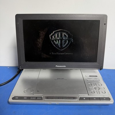 Panasonic DVD-LS91 Portable DVD Player 9” Screen w/ 4 DVDs – Works