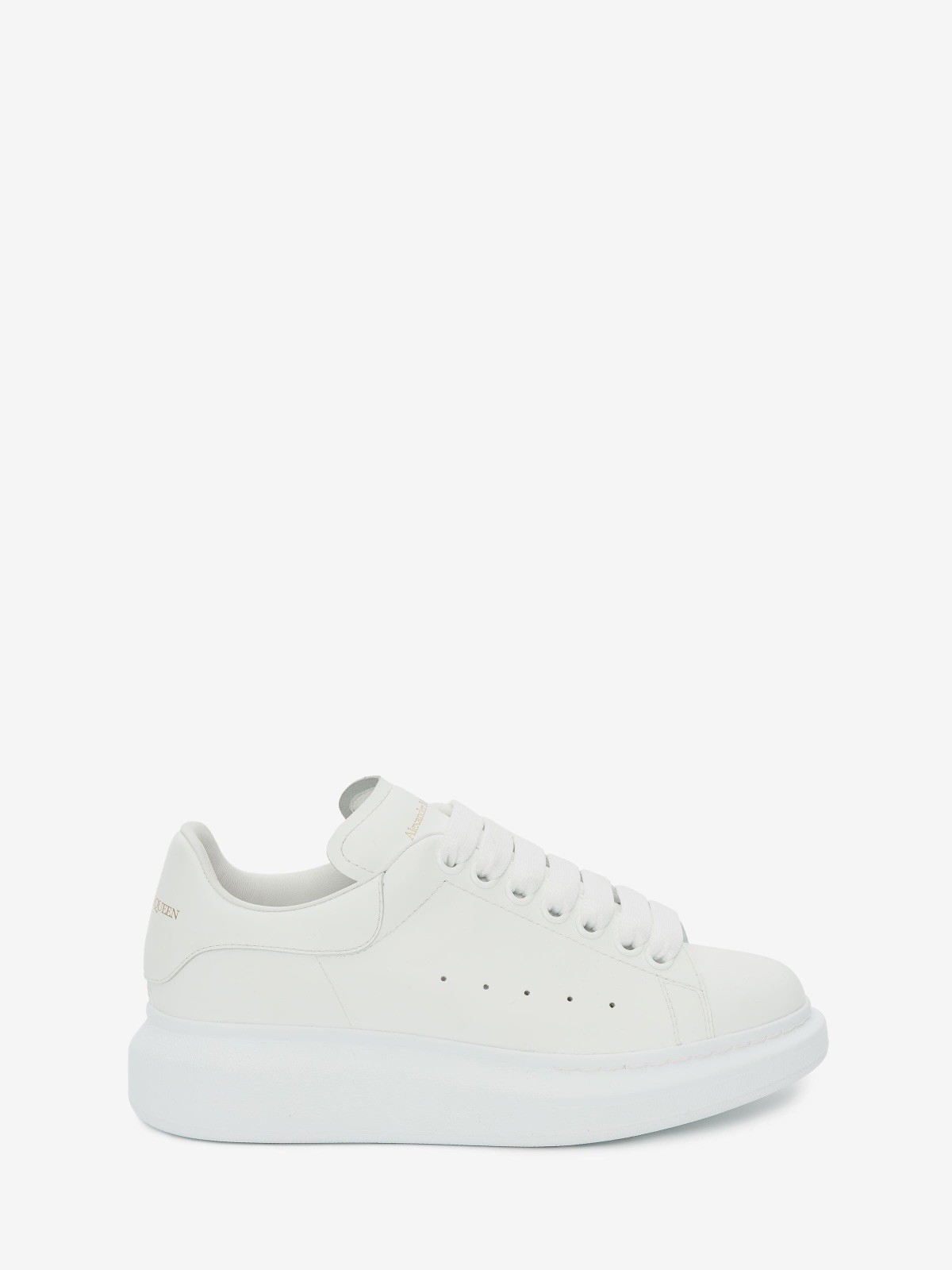 Size 11 US (44)  - Alexander McQueen Oversized Sneaker White Gold
