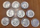 [10 Coin Lot] 90% Silver Roosevelt Dimes 1946 to 1964 - A