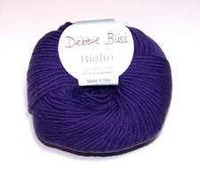 10 Debbie Bliss RIALTO dk Extrafine Superwash Merino Wool Yarn #23016 AUBERGINE