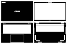 Carbon Sticker Skin Cover for ASUS ExpertBook 14 PX474CMA 14" Laptop Decals