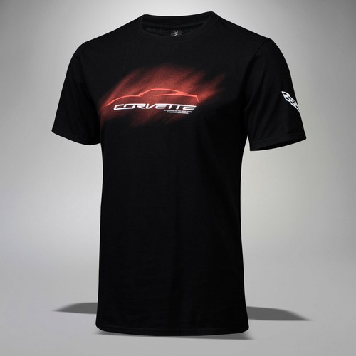 Camiseta Corvette C7 2014-2019 contorno para hombre 637637 - Imagen 2 de 6