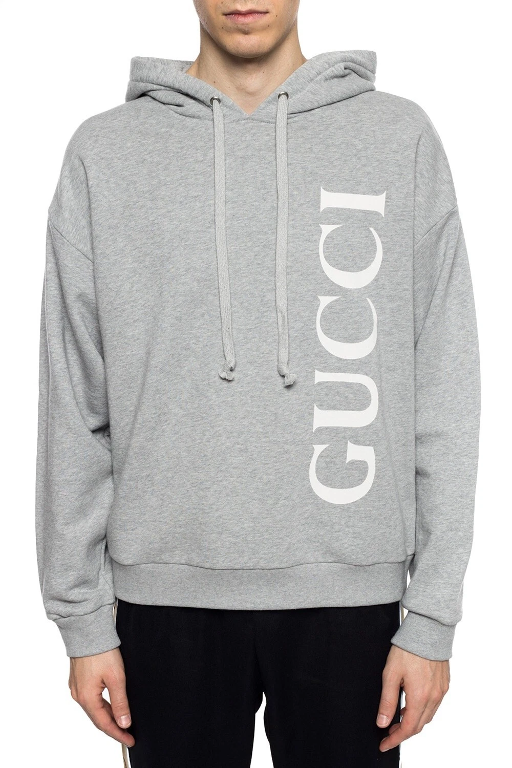 Felpa con cappuccio uomo nuova lusso originale Gucci 604974 taglia L