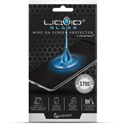 Liquid Glass Screen Protector with $750 Guarantee for All Phones Tablets and