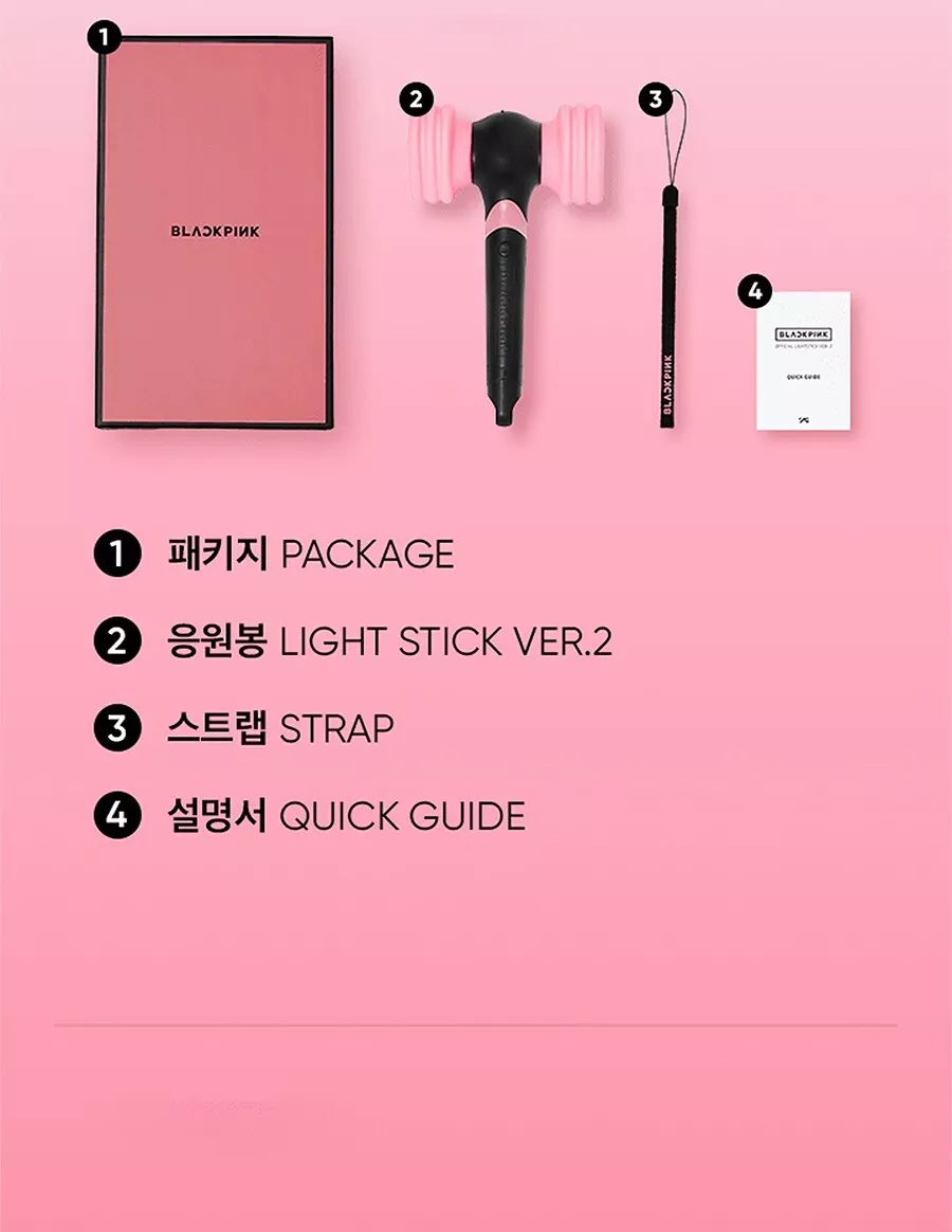 BLACKPINK OFFICIAL LIGHT STICK Ver.2 ブラックピンク ペン
