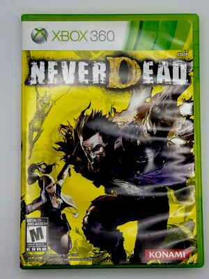 NeverDead (Microsoft Xbox 360, 2012) CIB Complete w/ Manual Tested - NICE