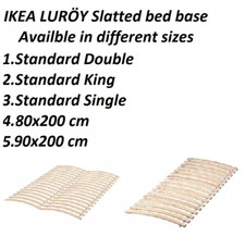 IKEA LURÖY Slatted Bed Base – Single Double King Euro Sizes | Mattress Support