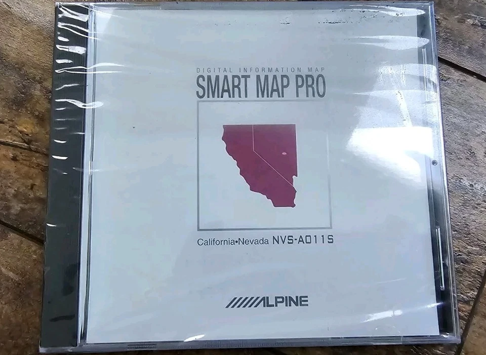NEW/SEALED* Alpine NVS-A011S (CALIF/NV) CD-ROM Navigation Smart Map Pro Disc '98 - Image 3 of 4