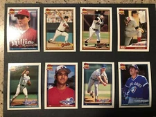 1991 TOPPS BASEBALL CARDS 9-462 YOU CHOOSE MLB CARD VINTAGE FREE SHIPPING