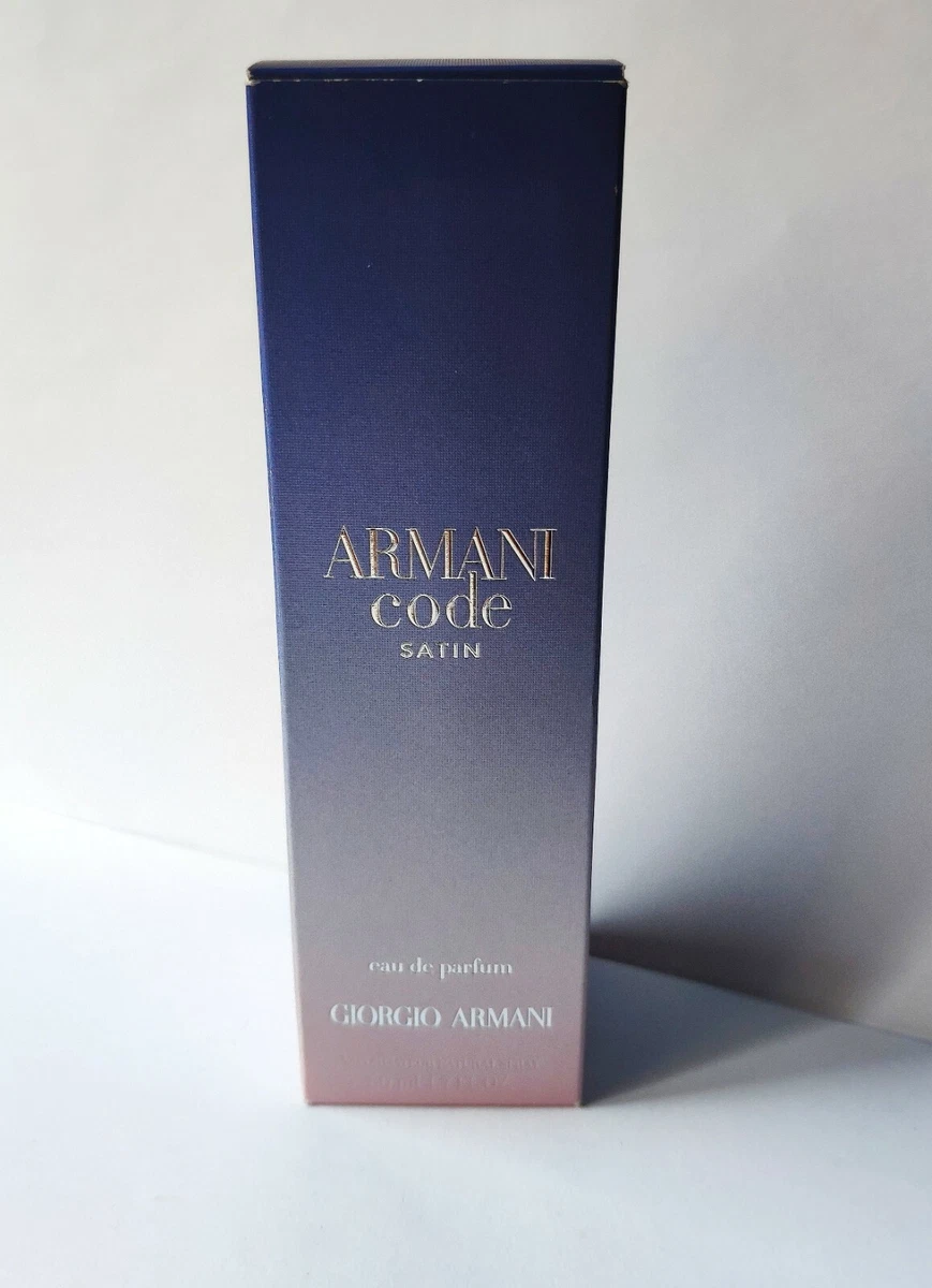 Parfum armani code sale satin