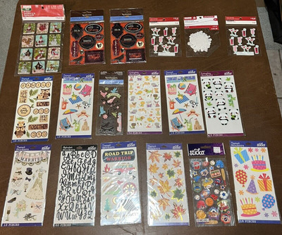Lot of 18 Packs Dimensional  Recollections , Stico & creatology stickers