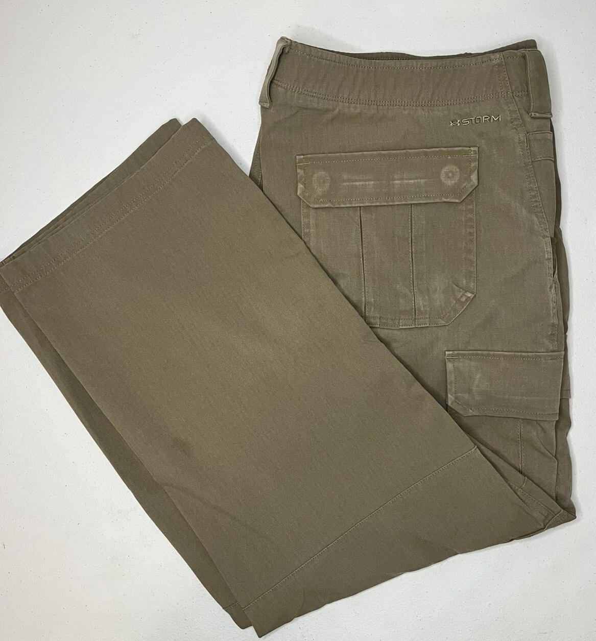 Under Armour Men's Storm Tactical Patrol Pants 44x30 Olive Green Cargo Outdoors