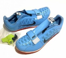NEW Nike Zoom LJ 4 Long Jump Track Spikes Light Blue Crimson 415339-446 Size 13