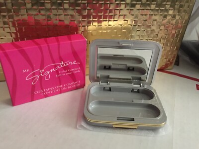  Mary Kay Signature Custom Compact Silver #2502 Brand New In Box