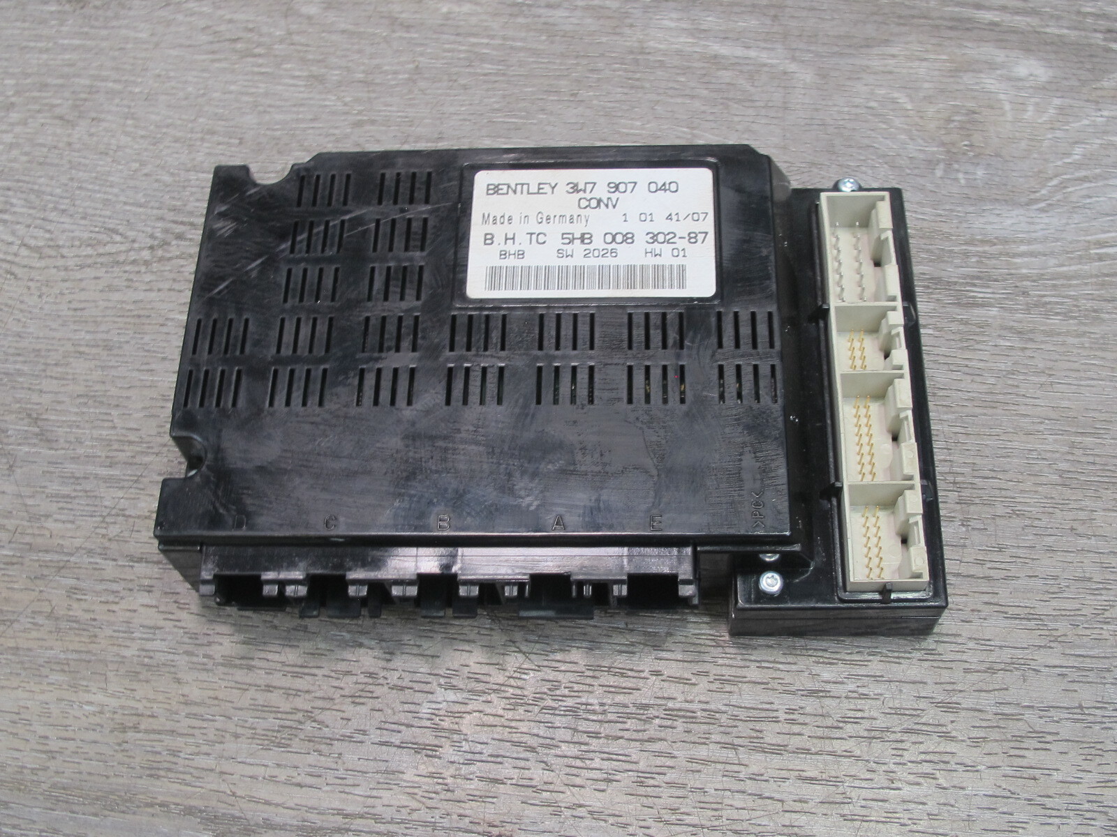 03-12 BENTLEY CONTINENTAL GTC GT A/C HEATER TEMPERATURE CONTROL MODULE