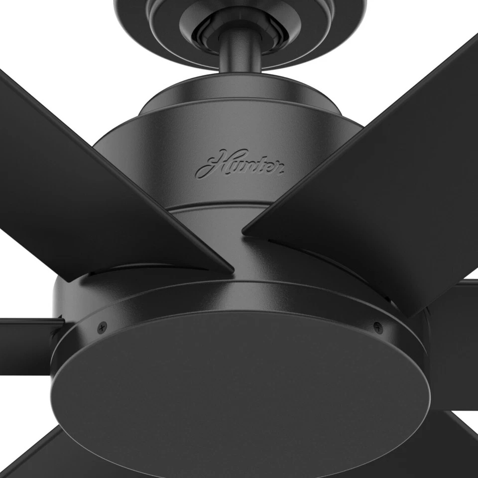112cm Ceiling Fan without Lighting Kennicott Black 3 Levels Wall Switch - Image 3 of 4