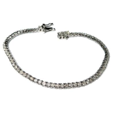 ORIANNE 3.24 ct Diamond Tennis Bracelet 14K Wh Gold Certified & Appraised $7,286