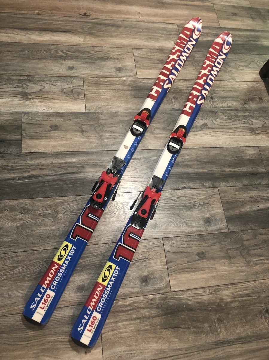 Uluru Samtykke Ud over Salomon Crossmax 10T Skis L160 R17 SC 99 64 86 Made In Austria | eBay