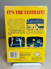 Ultimate Basketball NES Game with Box Nintendo