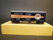 VINTAGE HO SCALE CRAFTSMAN BUILT ATHEARN B&O TIME SAVER SERVICE 40' BOX CAR O/B