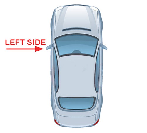 FÜR MITSUBISHI OUTLANDER 2013->2021 TÜRSPIEGEL GLAS BEHEIZT MIT BASIS LINKS - Bild 4 von 4