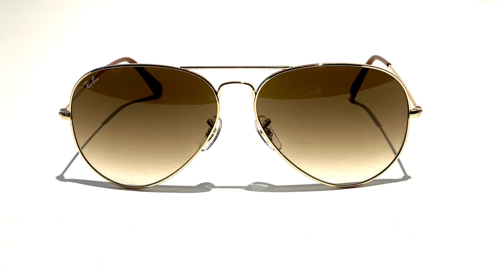 Ray-Ban Aviator RB3025 001/51 Light Brown Gradient Lens with Gold Frame 62mm