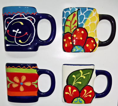 4er Set Kühlschrankmagnete Magnete Magnetset aus Keramik Kühlschrank