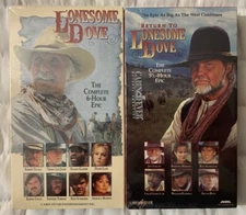Lonesome Dove & Return To Lonesome Dove VHS Tape Complete 11+ Hr Epic New Sealed