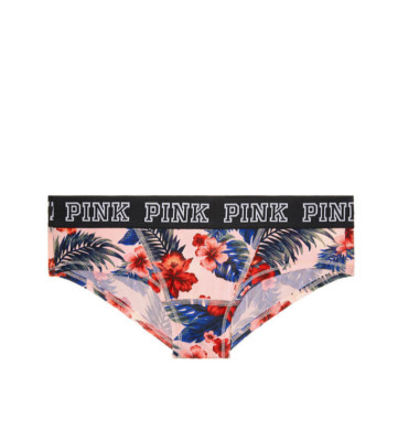 Victoria's Secret PINK Logo Hipster Panty Euphoria Pink Floral