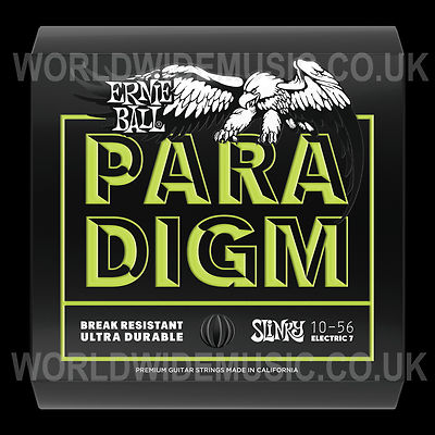 Ernie Ball PARADIGM E-Gitarrensaiten mit Auswahl von 12 Stärken 6 & 7 ST