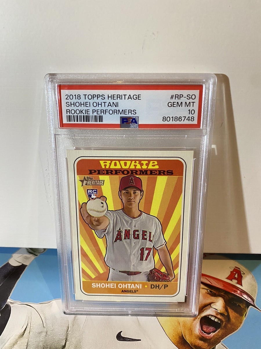 SHOHEI OHTANI 2018 Topps Heritage Rookie Performers PSA 10 Gem