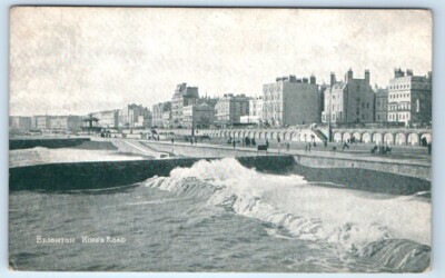 BRIGHTON King's Road ENGLAND UK 1905 Postcard