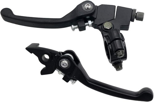 Black Folding Aluminum Clutch Brake Lever for 22mm 7/8 inch Handlebar Motorcycle