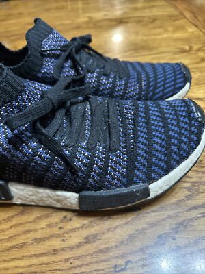 adidas Lace Up Mens Sneakers Shoes Casual Size 9.5 Blue 