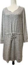 Soft Surroundings Easy Living Dress Size Small Long Sleeve Cozy