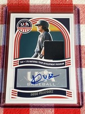 Diego Velazquez 2024 Panini USA Baseball National Team Patch Auto #NTS-DV