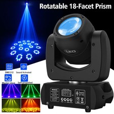 150W 18Prism Beam Moving Head Light RGBW LED COB 8GOBO Stage Light DMX DJ Party