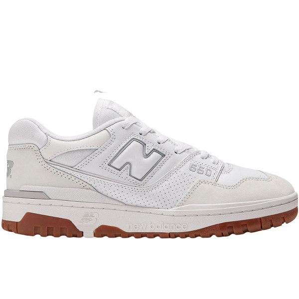 New Balance 550 White Gum BB550WGU NB Basketball Shoes Casual Suede Sneakers