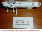 1958 CHEVROLET IMPALA GAUGE FACES for 1/25 scale REVELL kits—PLEASE READ DESC