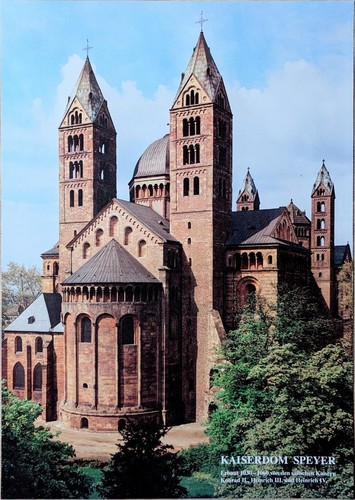 Poster Plakat - Kaiserdom - Speyer - Romanische Architektur