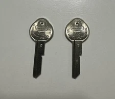 2 key blanks for 1968 Chevrolet Buick Pontiac Oldsmobile Cadillac 