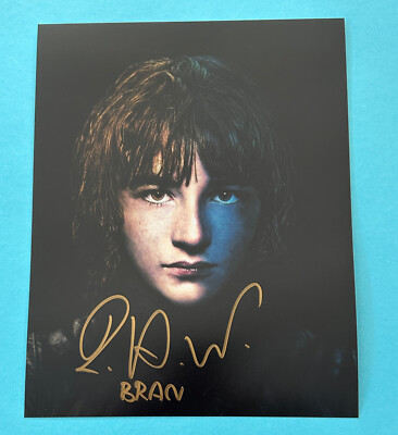 Isaac Hempstead Wright   -   Game of Thrones  -  signed, original Autogramm !!!