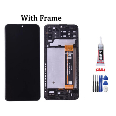 For Samsung A13 LTE 4G A135 A135F A135M LCD Display Touch Screen Digitizer Frame