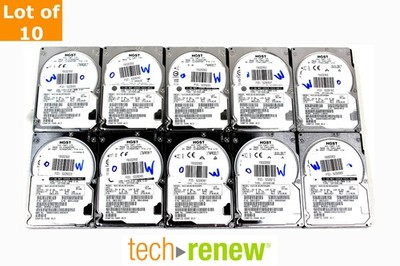 Lot of 10 HGST HUC101818CS4204, 1.8TB SAS 2.5-in HDD, 128MB/10000RPM/0B31837