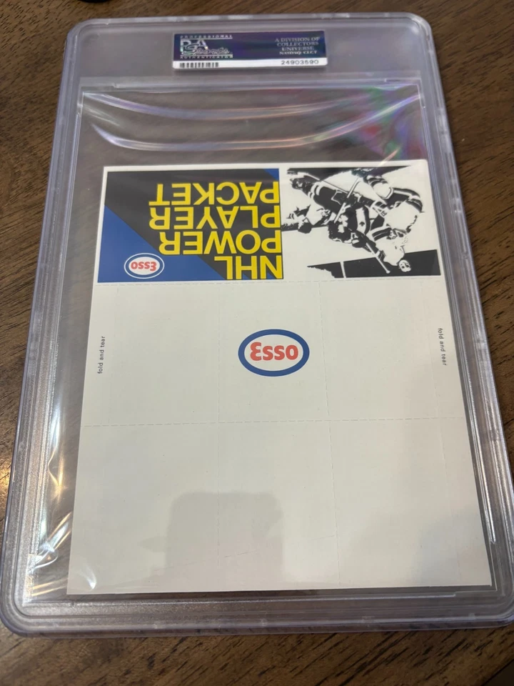 1970 Esso Power Players w/tab PSA 6 Dale Tallon Lou Nanne Doug Mohns Rare - Image 2 of 2