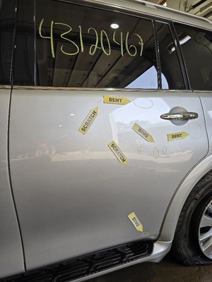 Used Rear Left Door Assembly Rear Side fits: 2017 Infiniti QX80 Rear Left Grade
